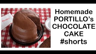 SHORTS Portillos Chocolate Cake Made at HOME [upl. by Nadnerb]