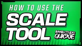 How To Resize amp Scale Your 3d Models in Bambu Studio Slicer [upl. by Nylsaj]