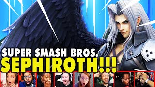 Reactors Reaction To Seeing Final Fantasy SEPHIROTH In Super Smash Bros Ultimate  Mixed Reactions [upl. by Ailuig867]