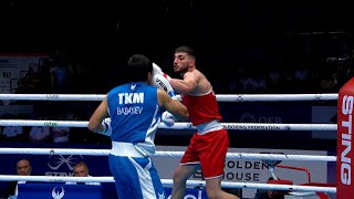 R32 75KG KIWAN RAMI MOFID BUL vs BABAYEV MUHAMMET TKM  IBA World Boxing Championships 2023 [upl. by Elvin]