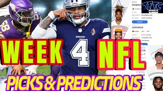 NFL Week 4 Picks amp Predictions  2024 I TFTC Sports [upl. by Edmunda]