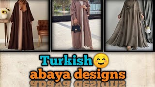 Turkish abaya designs🤗  Stylish and trending abaya designs abaya abayadesigns foryou [upl. by Etnoid]