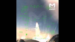 Su35 BVR HUD video against Ukrainian MiG29 [upl. by Melinde]