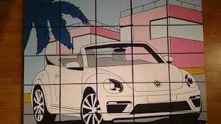 Peinture nouvelle coccinelle new Beetle by MATZ [upl. by Ahsienat]