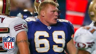 WWE amp UFC Star Brock Lesnar Preseason Highlights 2004  NFL [upl. by Oswell]