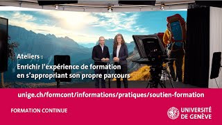 Nouveaux ateliers quotEnrichir l’expérience de formation en s’appropriant son propre parcoursquot [upl. by Emilie]