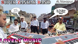 Super zankar band 🥁  पेहली बार navapur में full dhamaka 💥  supar zankar band at navapur 24 10 2024 [upl. by Raybourne709]