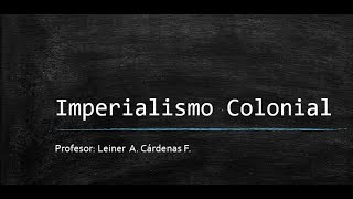 imperialismo colonial [upl. by Cherian]