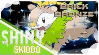 How to evolve shiny skiddo in POKEMON BRICK BRONZE [upl. by Cirdnek65]