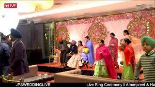 Live Ring Ceremony ll Amanpreet amp Harmanpreet [upl. by Leikeze387]