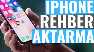 IPHONE KİŞİLERİ SİME AKTARMA  2 DAKİKADA 😎 [upl. by Atiuqram494]