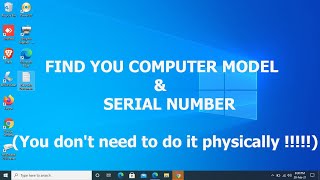 How to Find Computer Model amp Serial Number of Windows 1110 PC [upl. by Oberg699]