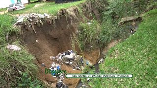 Des ravins dangereux troublent la quiétude des populations Dans les communes de Cocody et Abobo [upl. by Hoffer]