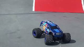 Monster jam RC freestyle Jester MonsterJam monsterjam worldfinals monstertrucks [upl. by Ailati]