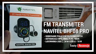 FM Transmiter NAVITEL BHF08 PRO  Recenzja i Test [upl. by Krys]