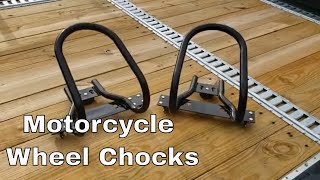 Motorcycle Wheel Chocks for ETrack Review [upl. by Wat445]