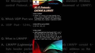 What is CAPWAP amp LWAPP  protocol wifi 802 hindi wirless  shorts [upl. by Anirrehs]