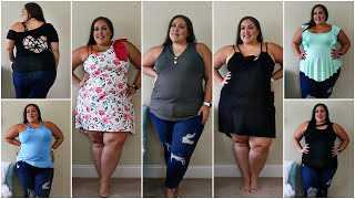 REALLY HUGE PLUS SIZE TRYON HAUL  DRESSLILY  PLUS SIZE FASHION TRY ON HAUL [upl. by Iggam]