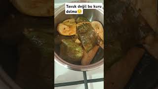 Kuru dolma sevenler abone olsun keşfet aboneol yemektarifleri memleketim [upl. by Solhcin]