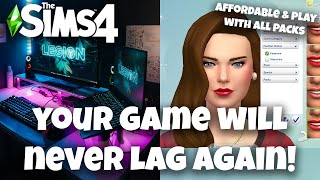 THESE laptops will never LAG games amp Sims 4 ALL packs amp THOUSANDS of Sims 4 cc amp mods [upl. by Wilhelmina]