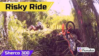 Risky Ride  Sherco 300 and KTM 350 [upl. by Britt]