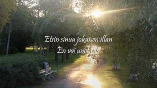 Finlanders Kerran ainoastaan Lyrics [upl. by Chelsea306]