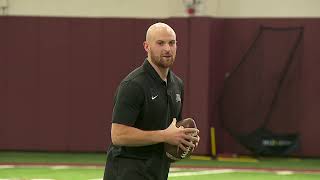 Minnesota QB Tanner Morgan discusses his strategy with Ron Johnson [upl. by Vasti]