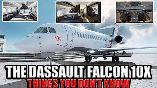 10 THINGS YOU DIDNT KNOW ABOUT THE DASSAULT FALCON 10X [upl. by Ailemrac]