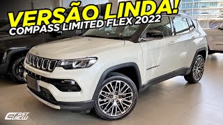 NOVO JEEP COMPASS LIMITED 13 TURBO 2022 EM DETALHES [upl. by Soo643]