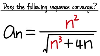 Does the sequence n2sqrtn34n converge [upl. by Sergei]