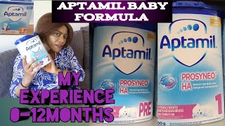 Baby Milk Formula  Aptamil Review 012months [upl. by Ardnuahsal269]