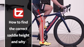 How To Get The Correct Saddle Height  Bike Sizing  Tredz Bikes [upl. by Blunk46]