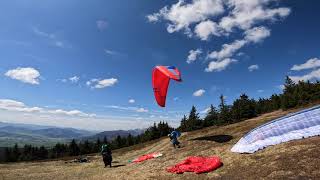 Paragliding Kubínska hoľa 75 km FAI triangle Niviuk Artik R Ozone Photon [upl. by Atirahs951]