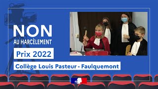 Prix NAH 2022  Collège Louis Pasteur  Faulquemont [upl. by Annaegroeg674]