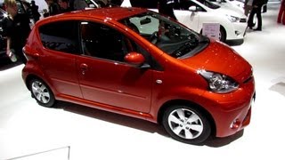 2013 Toyota Aygo  Exterior and Interior Walkaround  2012 Paris Auto Show [upl. by Lrad262]