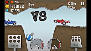 RALLY CAR VS RACE CAR  Hill Climb Racing [upl. by Schindler]