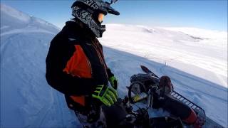 Polaris SwitchBack Assault Mountain Riding [upl. by Woodall]