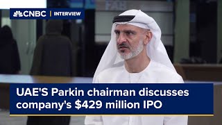 UAES Parkin chairman discusses companys 429 million IPO after shares jump 31 [upl. by Bast]