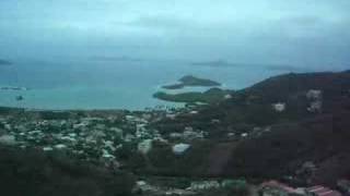 Low approach and landing into Tortola airport [upl. by Giardap221]