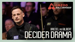 SHOCK Luca Brecel vs David Gilbert DECIDER R1 🤯  Cazoo World Championship 2024 [upl. by Stafani]