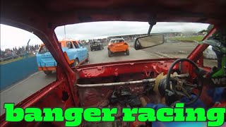 banger racing GO PRO footage MENDIPS RACEWAY Bristol ryan hughes 852 31 8 15 [upl. by Hiltan]