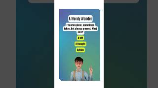 3A Wordy Wonder reels riddles viralvideo shorts [upl. by Suhcnip]