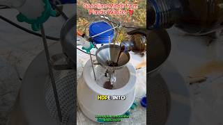 Refining Crude HDPE for Analysis science pyrolysis education diy naturejab fyp foryoupage [upl. by Leyla]