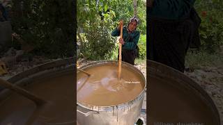 ‌‌Iranian village preparation of the largest local foodcooking by rural women shorts [upl. by Sankey]