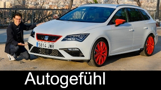 Seat Leon Cupra 300 hp AWDDSG FULL REVIEW Facelift ST 5door SC test driven 20182017 [upl. by Hans103]