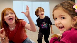 FAMiLY DANCE PARTY Adley dances to Greatest Show song then Niko and Navey start Dancing  part 1 [upl. by Uhayile]