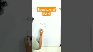 Structure of PAN PolyacrylonitrilePolymershorts [upl. by Akemet]