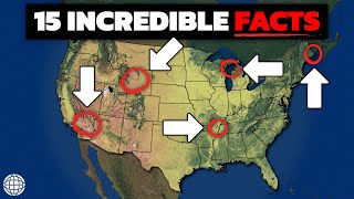 15 Incredible Geography Facts About The US [upl. by Merriman940]