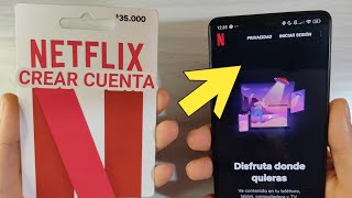 como CREAR CUENTA DE NETFLIX POR PRIMERA VEZ PASO A PASO 2024 [upl. by Terris]