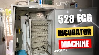 528 egg incubator machine  Castumer Review otu incubator [upl. by Terrell]